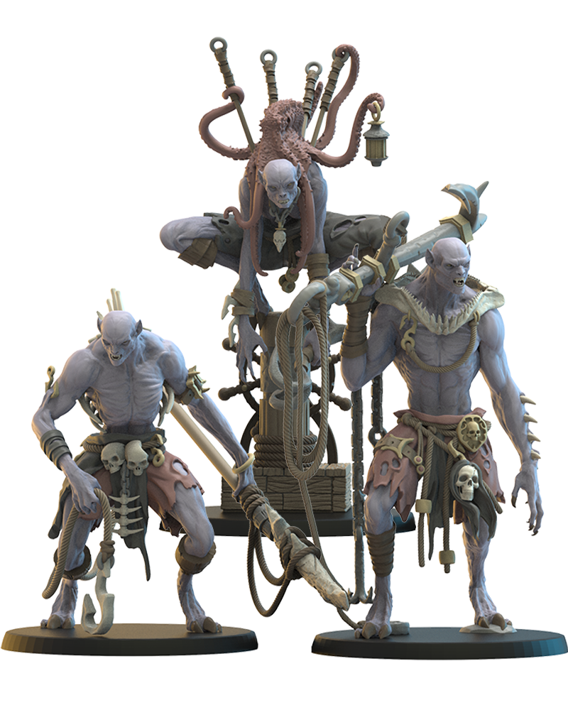 Vycanthropes Looters (x3) - Undead Pirates - TTRPG - Wargaming - Dungeons and Dragons