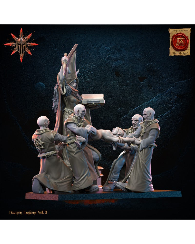 Waba Yaga, Major Archicultist with Sacrifice - Demonic Legions - TTRPG - Wargaming - Mordheim - Dungeons and Dragons