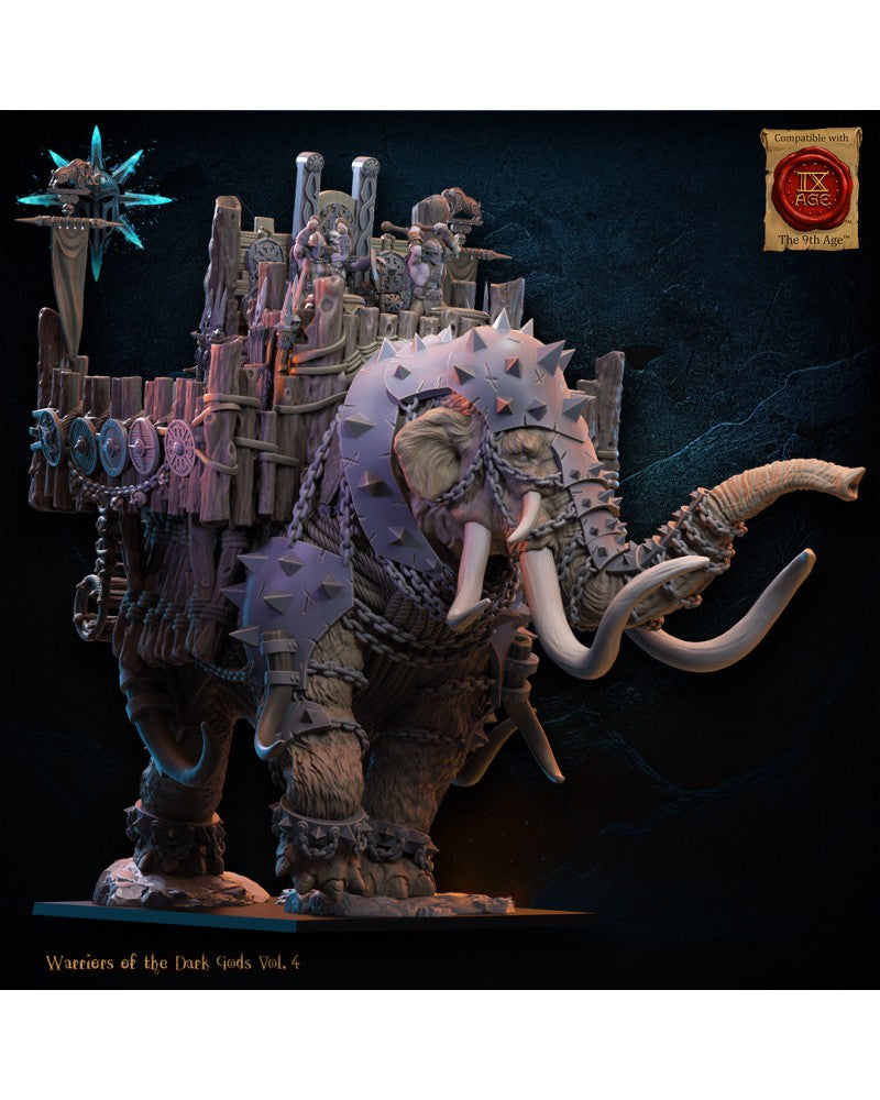 Wasteland War Mammoth - Warriors of the Dark Gods - TTRPG - Wargaming - Dungeons and Dragons