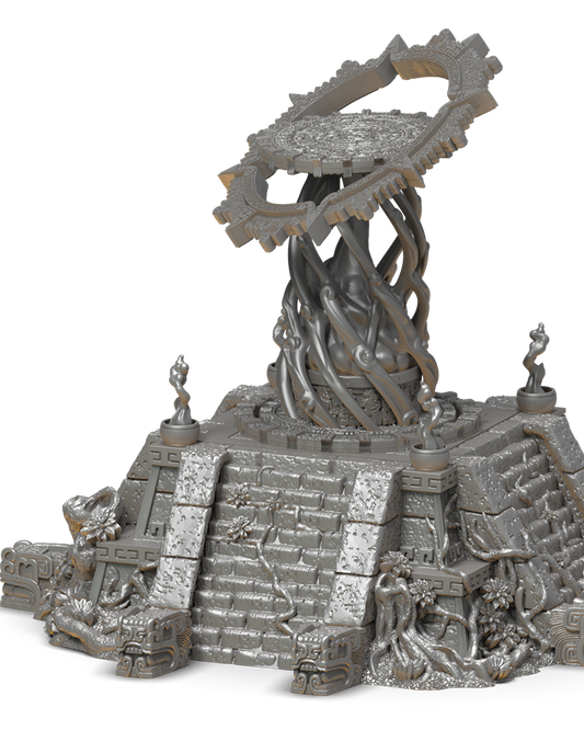Whirlwind of Energy - Lizard-Men - TTRPG Terrain - Wargaming - Dungeons and Dragons