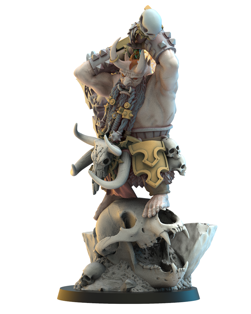 Whuldral Fireaxe, Berserker Hero - Chaos Dwarf - TTRPG - Wargaming - LOTR - Dungeons and Dragons