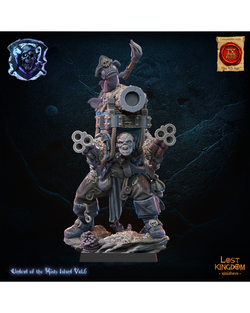Wigor “The bomber” Acheron - Undead Pirates - TTRPG - Wargaming - Dungeons and Dragons