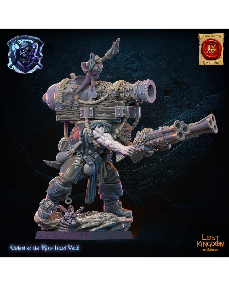 Wigor “The bomber” Acheron - Undead Pirates - TTRPG - Wargaming - Dungeons and Dragons