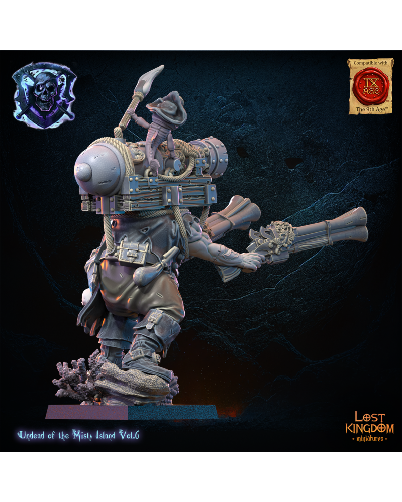 Wigor “The bomber” Acheron - Undead Pirates - TTRPG - Wargaming - Dungeons and Dragons