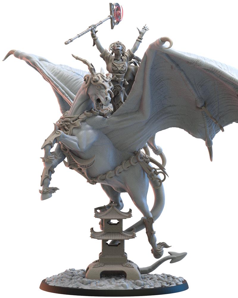 Yaachana, Night Sorceress on Tenma - Night Elf - TTRPG - Wargaming - Dungeons and Dragons