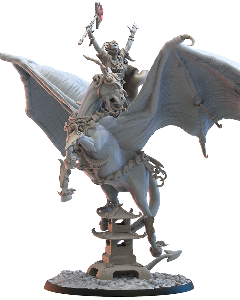 Yaachana, Night Sorceress on Tenma - Night Elf - TTRPG - Wargaming - Dungeons and Dragons