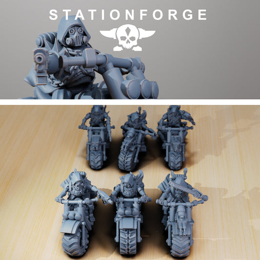 Scavenger Bikers - Station Forge - TTRPG - Wargaming - Grimdark