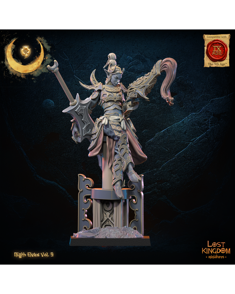 Yu Ming, Héroïne Tsurugi 1 - Elfes de la nuit - JDR - Wargaming - Donjons et Dragons