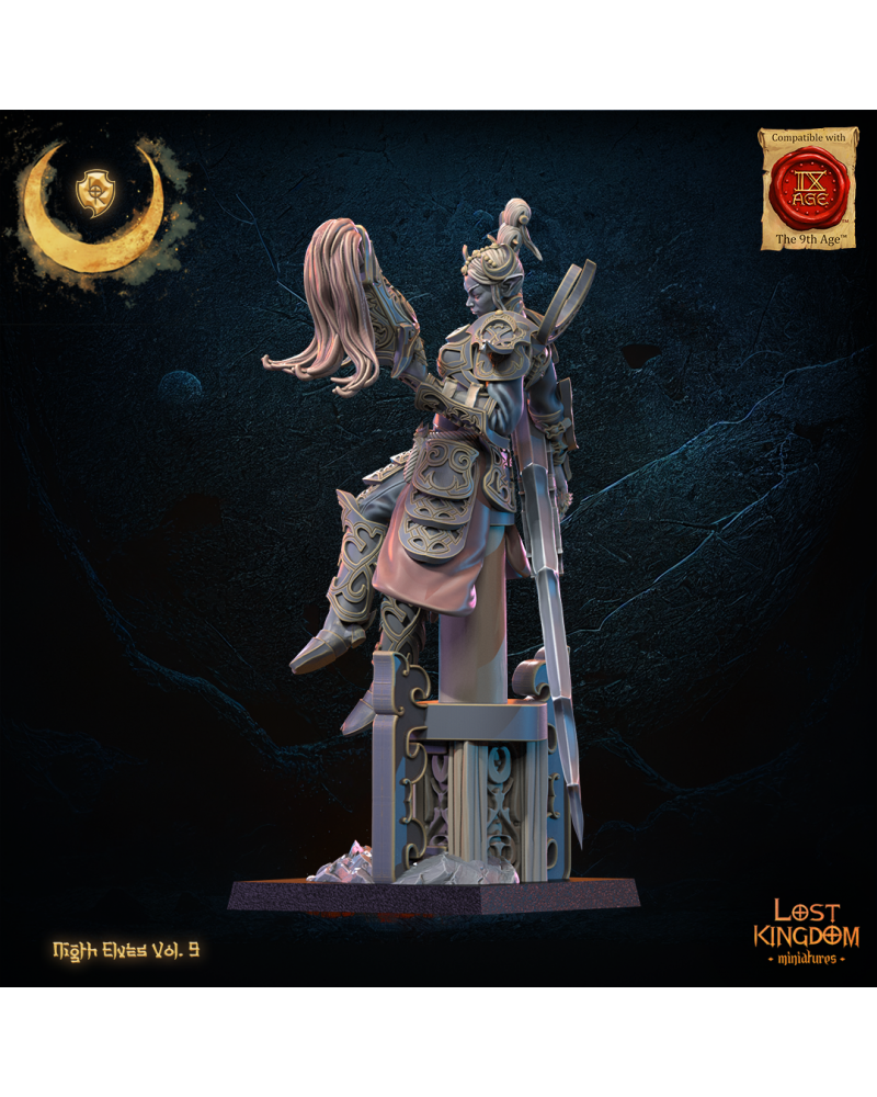 Yu Ming, Héroïne Tsurugi 1 - Elfes de la nuit - JDR - Wargaming - Donjons et Dragons