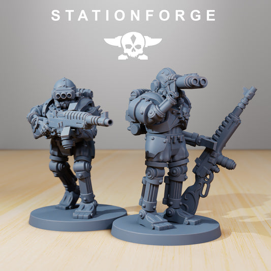 Scavenger Frontliner Zero(x2)by Station Forge - TTRPG - Wargaming - Grimdark
